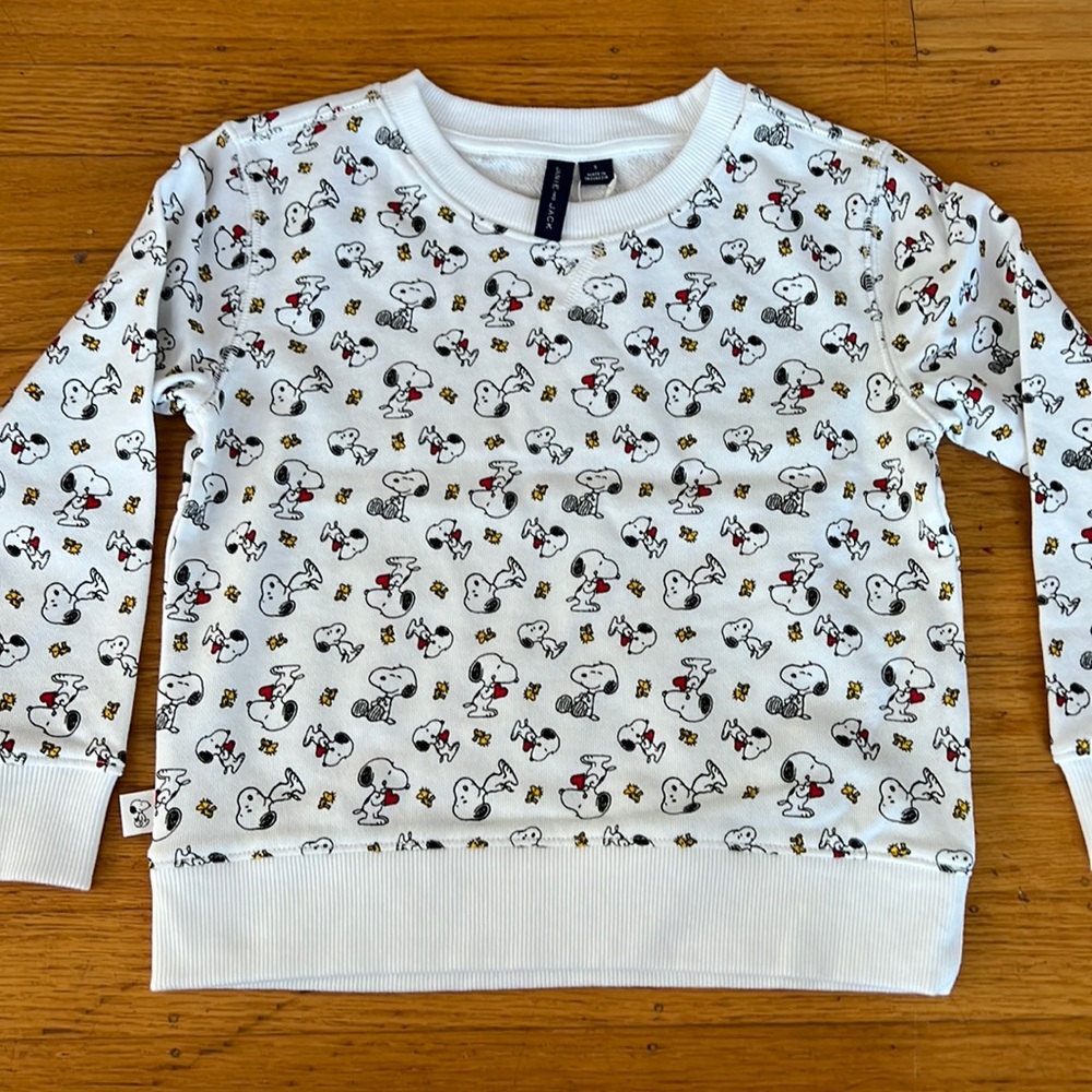 NWT Janie and Jack x Snoopy Sweater Size 5!